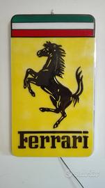 Insegna luminosa ferrari
