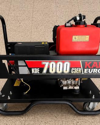 Gruppo Elettrogeno KAMA KIPOR Diesel 7 kVA - 230/4