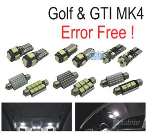 KIT 15 LAMPADE LED INTERNE PER VOLKSWAGEN VW GOLF 