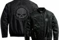 Giubbotto Bomber Nero Harley Davidson Skull Willie