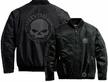 Giubbotto Bomber Nero Harley Davidson Skull Willie