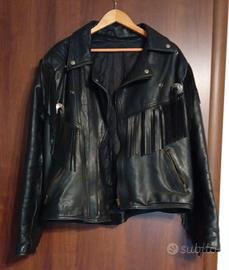 Giacca pelle uomo vintage TG 52 (XL) anni 70/80