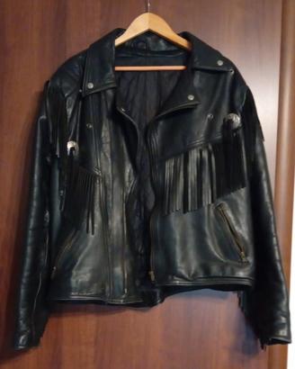 Giacca pelle uomo vintage TG 52 (XL) anni 70/80