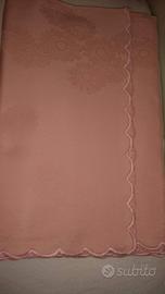 Tovaglia 225x175 cotone damascato + 8 tovaglioli