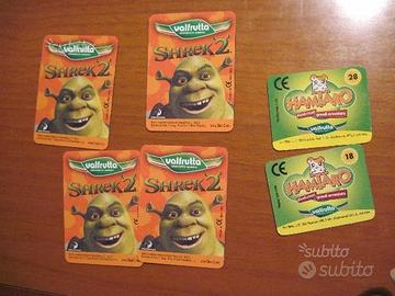 Carte valfrutta hamtaro 18 e 28 e shrek 2
