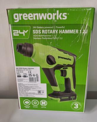 Greenworks Trapano SDS 24V 1.2J