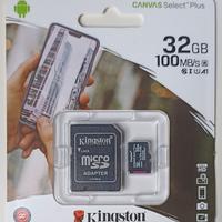 Kingston Canvas Select Plus 32GB Scheda micro SD