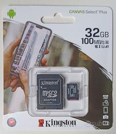 Kingston Canvas Select Plus 32GB Scheda micro SD