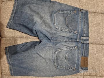 bermuda jeans jeckerson uomo 33 slim.fit nuovi