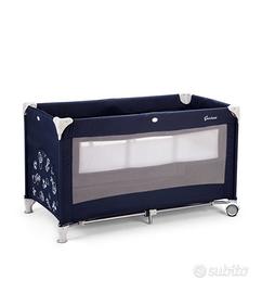 Letino da campeggio double Giordani blu nuovo