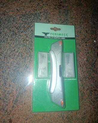 cutter in metallo  doppia lama  con lame 