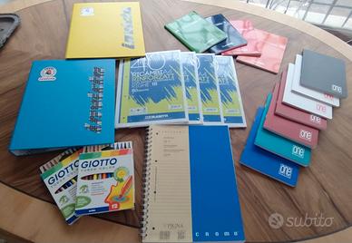 Quaderni, quadernoni e raccoglitori ad anelli