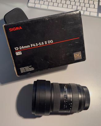 Sigma 12-24mm f/4.5-5.6 DG HSM II ttacco CANON