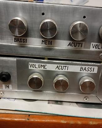 preamplificatore valvolari per chitarra e basso 