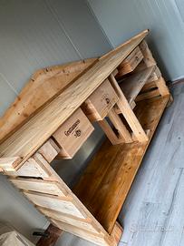 Piano di lavoro in pallet