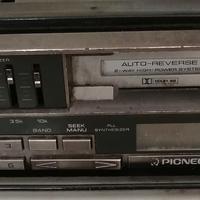 autoradio vintage, lettore cassette.. 