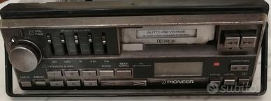 autoradio vintage, lettore cassette.. 