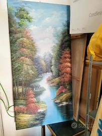 Quadro olio su tela