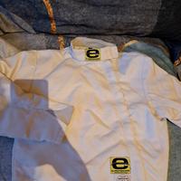 Giubbino bianco Eurofencing tg 44