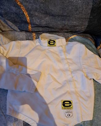 Giubbino bianco Eurofencing tg 44