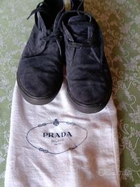 mocassini uomo Prada tg 43,5 in pelle 