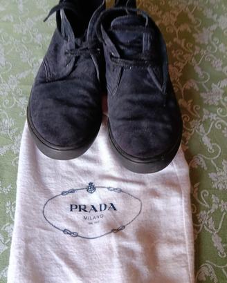 mocassini uomo Prada tg 43,5 in pelle 