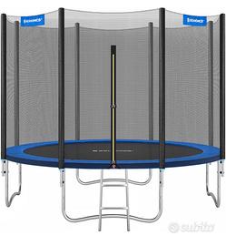Tappeto elastico diametro 305 cm blu