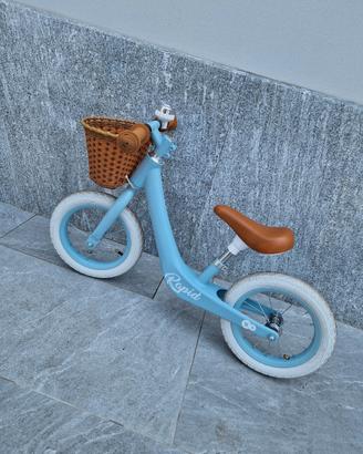 Rapid Kinderkraft 12" balance bike vintage azzurra