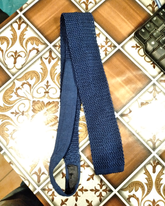 Cravatta nuova in seta, vintage anni 80