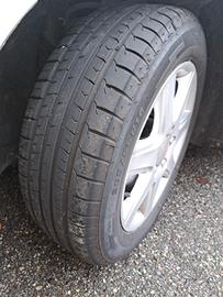 Set 4 gomme estive con cerchi in lega