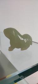 Statuetta cucciolo di cane in nuova giada