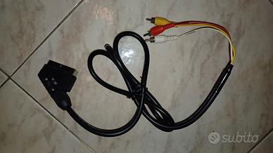 Cavo SCART - video RCA composito e LR audio