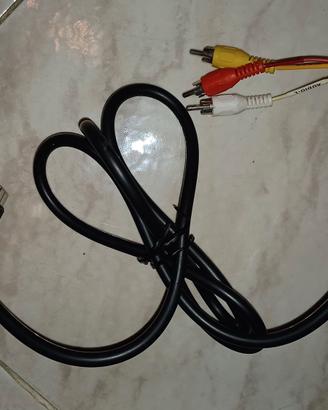 Cavo SCART - video RCA composito e LR audio