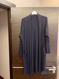 Cardigan lungo in lana