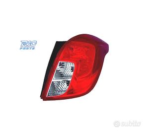 FANALE DESTRO PER OPEL MOKKA 12-16 BIANCO ROSSO