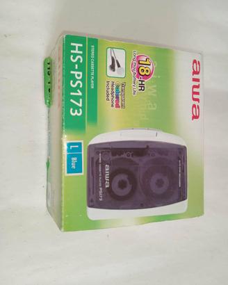 Aiwa stereo casette walkmen HS-PS173 blu