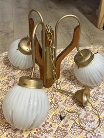 Lampadario vintage anni 70/80