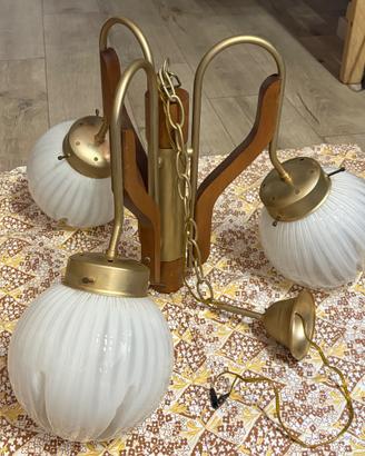 Lampadario vintage anni 70/80
