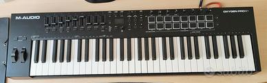 M-Audio Oxygen Pro 61 – Sintetizzatore/MIDI Contro