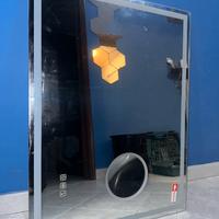 Specchio bagno 80x60 con led e cassa per musica
