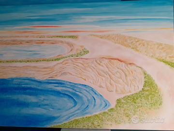 Tela "Paesaggio marino "