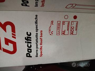 Barre portatutto G3 PACIFIC UNIVERSALI 110CM