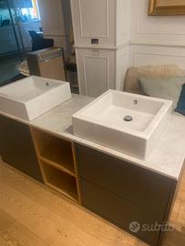 Coppia lavabi da appoggio o sotto piano