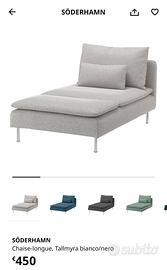 Divano chaise longue Söderhamn ikea