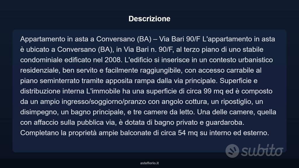 Appartamento – Conversano, Contrada Bari - Vista 4