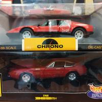 Ferrari 1/18 Chrono e Hot Wheels