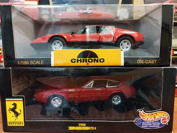 Ferrari 1/18 Chrono e Hot Wheels