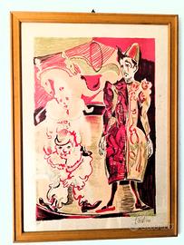 PIER CLAUDIO PANTIERI LITOGRAFIA 50/100 FIRMATA