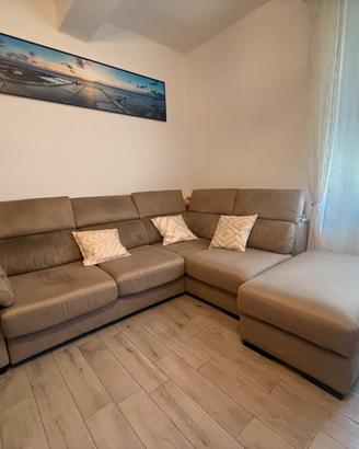 Divano/letto con penisola NORBELLO 3 posti