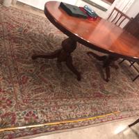 Tavolo ovale 220x120 + 8 poltroncine